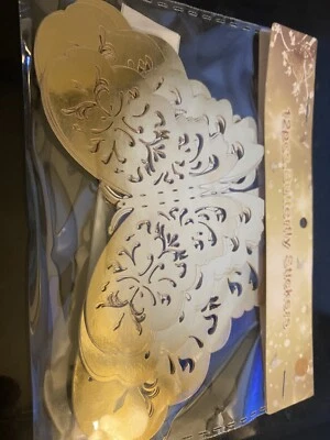 12 pc Foil Butterfly Wall Decor - 3 sizes - Gold - Image 1 of 3