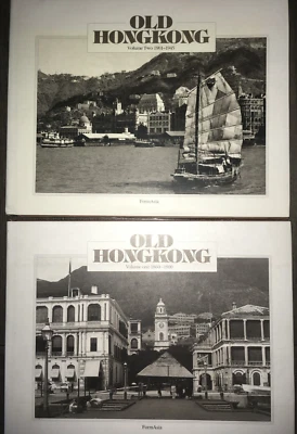 OLD HONGKONG TWO VOLUMES 1860-1900 AND 1901-1945 TREA WILTSHIRE 1995 AND 1997 HC Foto 1 de 4
