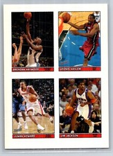 2005-06 Topps Bazooka 4-on-1 Stickers Brendan Haywood Udonis Haslem Juwan Howard