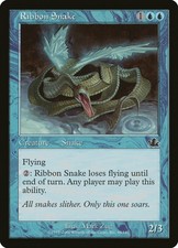 1X Ribbon Snake Prophecy NM/EX FOIL MTG CARD