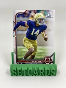 2021-22 Bowman University Kyle Hamilton #34 1st Rookie RC Football Card - Picture 1 of 2