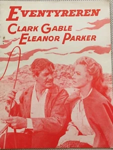 The King And Four Queens Clark Gable Eleanor Parker 1956 Danish Movie Program - Bild 1 von 5