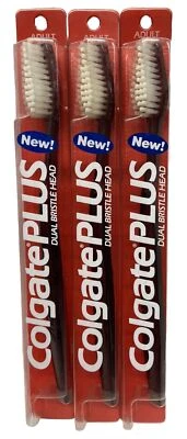 3 colgate plus adult dual bristle head - Image 1 of 4