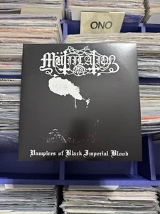 Mütiilation Vampires Of Black Imperial Blood White Vinyl 2017 Reissue Drakkar - Picture 1 of 3