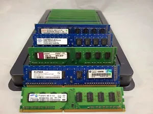 LOT 50 2GB DDR3 PC3-10600U 1333MHZ NON ECC DIMM Desktop Modules MEMORY RAM - Picture 1 of 1
