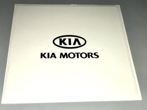 One permit holder in white plastic with black print suitable for KIA MOTORS - Picture 1 of 1