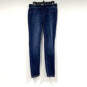 SO Medium Wash Jean Cotton Jegging Skinny Leg Girls size 12 Adjustable Waist - Picture 1 of 6