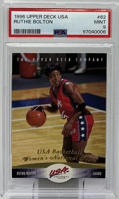 Ruthie Bolton-Holifield PSA 9 - 1996 Upper Deck EUA- Team USA, Auburn, Monarchs - Imagem 1 de 4