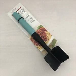 New KitchenAid Multipurpose Meat Potato Masher Aqua Sky HAQA Soft Silicone - Picture 1 of 1