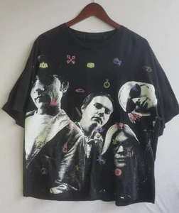Camiseta Smashing Pumpkins Hecha por Abanicos Y2K Estampada Completa Negra Talla M/L - Imagen 1 de 12