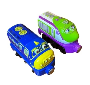 Chuggington Wooden Railway Trains Brewster & Koko Magnetic Lot Of 2 TOMY - Picture 1 of 11