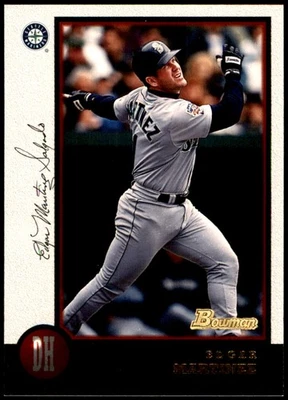 Edgar Martinez 1998 Bowman Chrome #19 Mariners MLB READ FREE SHIP AutographDen - Image 1 of 2