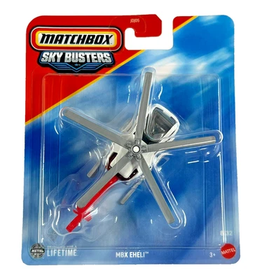 Matchbox Skybusters 8/32 MBX Eheli Helicopter Diecast Mattel Plane - New - Image 1 of 2