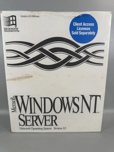 RARE Sealed Microsoft Windows NT Server 3.5 CD-ROM 1994 NOS Version 58167 - Bild 1 von 7