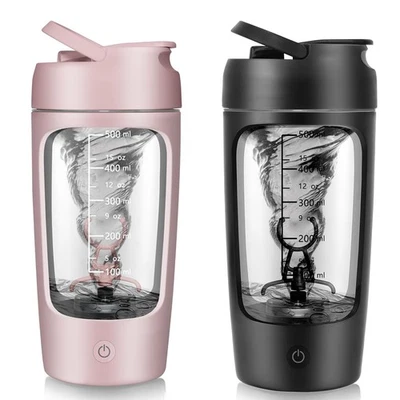 Elektrischer Protein Shaker Trinkflasche 650ml Eiweiß Shaker Fitness Standmixer - Bild 1 von 4
