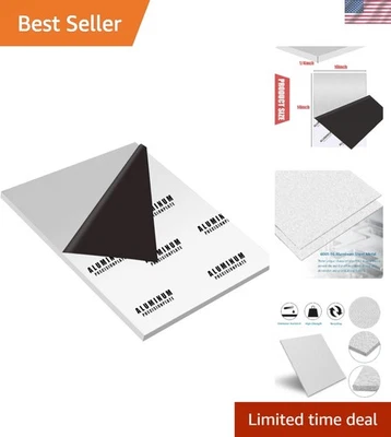 6061 алюминиевая листовая пластина - 10 x 14 x 1/4 дюйма высокопрочная с защитной пленкой - Изображение 1 из 4