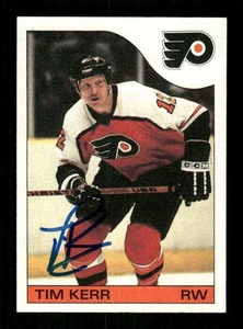 1985-86 Topps  91 Tim Kerr signed auto autograph  MZ BXCP56 - Picture 1 of 2