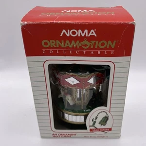 Vintage 1989 NOMA Ornamotion Rotating Carousel Ornament With Motor - Bild 1 von 6