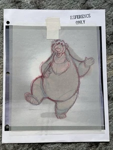 Bär im großen blauen Haus interne Figur Referenzskizze - mehrschichtiges Kunstwerk - Bild 1 von 6