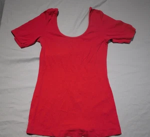 Camisa Bouse roja Wet Seal para mujer talla Y2K pequeña - Imagen 1 de 8