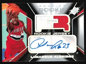 2006-07 SPx LAMARCUS ALDRIDGE Rookie Auto Jersey Patch RPA #123 - Bild 1 von 2
