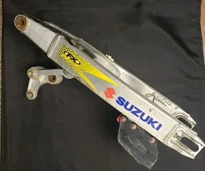 1990s Suzuki RM125 RM250 2 Stroke Rear Swingarm Assembly OEM W Linkage - Picture 1 of 11