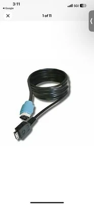 Cable de conexión original Alpine KCE-433iv para iPod compatible Alpine en el tablero Rec Foto 1 de 3