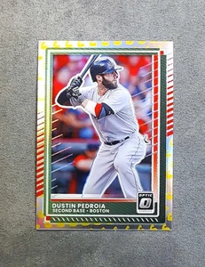 2025 Panini Donruss - Optic Dustin Pedroia #28 Flex Prizm 058/149 - Picture 1 of 3