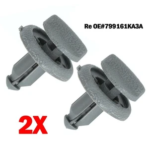 Rear Parcel Shelf Clips Plastic Rear Replacement Retaining 2PCS 799161KA3A New - Picture 1 of 9
