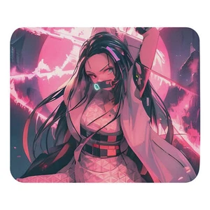 Demon Slayer Nezuko Kamado Neon Light Tough Mouse pad - Picture 1 of 1