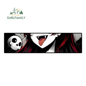 EARLFAMILY 5.1'' Devil Mouth Car Slap Sticker Cool Decals Mirror Decoration - Picture 1 of 1