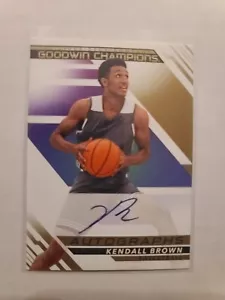 2022 UD Goodwin Champions Autogramme Kendall braun RC #A-KB Auto Indiana Pacers - Bild 1 von 2