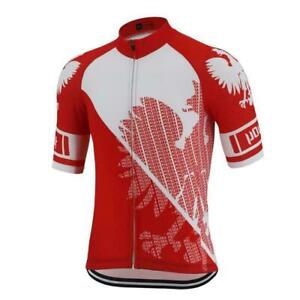 Poland Polish Polska cycling Short Sleeve Jersey Cycling Jersey