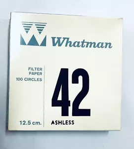 125mm Whatman® filter paper, ashless, Grade 42 - Picture 1 of 3