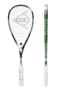 Dunlop Hyperfibre + Evolution Squashschläger Schläger Saite 130g 490sq 1 Stck. schwarz - Bild 1 von 10
