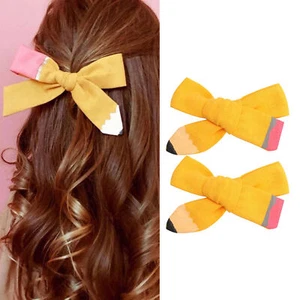 Stylish Bow Clip for Children Hairstyles Durable Long-lasting Hairpins Adorable - Picture 1 of 9