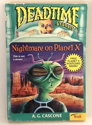 Deadtime Stories Nightmare on Planet X Troll Paperback Postcard Included - Image 1 of 4
