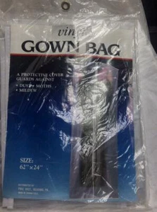 Bolso de vinilo tamaño: 62"" x 24"" nuevo en paquete protección contra el polvo, las palabras, el moho - Imagen 1 de 1