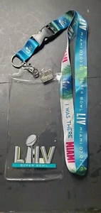 NFL Superbowl LIV ( 54 ) Lanyard and Ticket Holder Pin " I Was There " - Picture 1 of 4