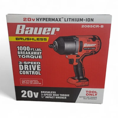 Bauer 20V Brushless Cordless 1/2 in High-Torque Impact Wrench (tool Only) - Image 1 of 3