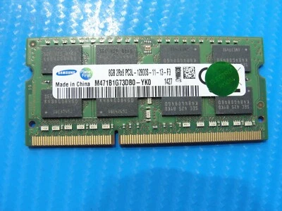 HP m7-k010dx Samsung 8GB 2Rx8 PC3L-12800S Memory RAM SO-DIMM M471B1G73DB0-YK0 - Image 1 of 2