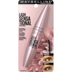 Máscara Maybelline Lash Sensational efecto ventilador completo 254 MUY NEGRA nueva sellada - Imagen 1 de 3