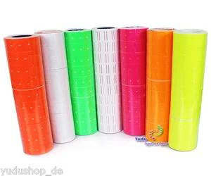 Etiquetas 4000 10 rollos para marcador de precios MX5500 EOS selección de color - Imagen 1 de 8