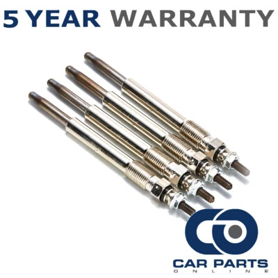 4x Diesel Heater Glow Plugs Fits Peugeot Expert (Mk1) 2.0 HDI Diesel (2000-2006) — 第 1/2 张图片