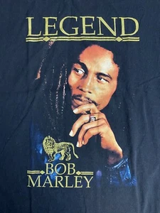 Zion Rootswear Legend of Bob Marley Men's Short Sleeve T-Shirt Medium EUC C12 - Picture 1 of 6
