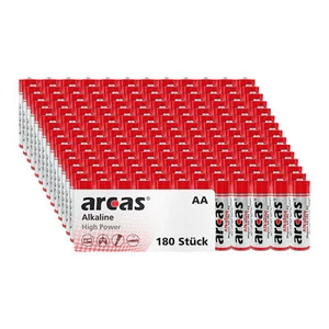 Batterien Set Alkaline AA 36 - 72 - 108 - 144 - 180 stück Batterien Set Arcas