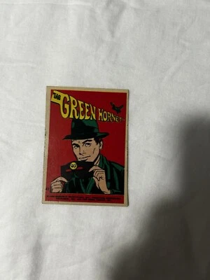 THE GREEN HORNET STICKER  1966 VINTAGE TOPPS GREENWAY #43 NM - Image 1 of 4