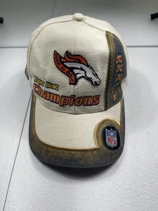 Vintage Logo Athletic Denver Broncos Hat Adult OS Super Bowl 33 Football NFL 90s - Picture 1 of 5