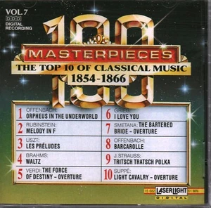 The Top 10 of Classical Music, 1854-1866 VOL. 7 (CD, Mar-1991, Laserlight) - Picture 1 of 4