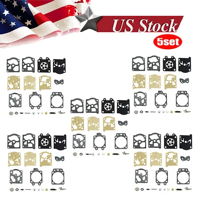 5 K20-WAT WA / WT fit WALBRO Carb Carburetor DIAPHRAGM GASKET NEEDLE REPAIR KIT - Image 1 of 4